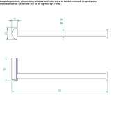 Steel towel rack Hamdorf