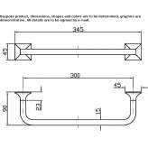 Towel rack Zamostea