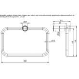 Stainless steel towel ring Demonte