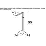 Standing towel rack Esperaza