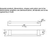 Stainless steel towel rack Loceri