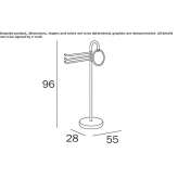 Swivel, standing towel rack Giresun