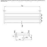 Stainless steel towel rack Crovu