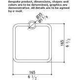 Stainless steel towel ring Loceri