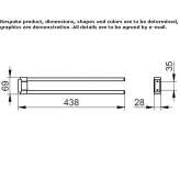 Swivel towel rack Lansvale