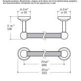 Glass towel rack Dignac