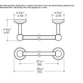 Brass towel rack Dignac