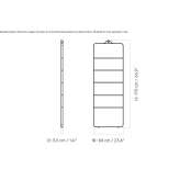 Free-standing towel rack made of steel and wood Vratsa
