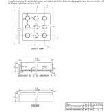 Ceiling fixtures made of plasterboard Vargon