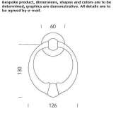 Recessed window handle Barsac