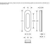 Recessed door handle Almozara