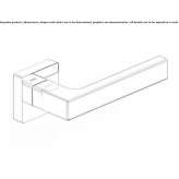 Brass handle on the back plate Gaissau