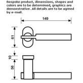 Brass handle for sliding windows Crimora