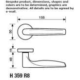 Aluminum pulling handle Leyton