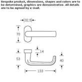 Stainless steel pulling handle Rhede