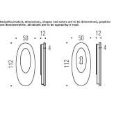 DK Cromall® window handle on a rosette Theillay