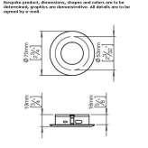 DK brass window handle on a rosette Theillay