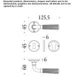 Brass pull handle Congaz