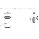 Zamak door handle Langa