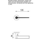 Crystal door handle Padilla