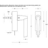 Stainless steel pulling handle Saladas