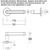 Crystal door handle Lask