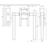 Brass flush handle Airasca