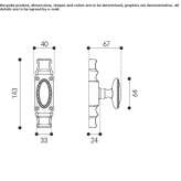 Stainless steel pulling handle Kronoby