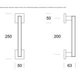 DK Zamak window handle Chapais