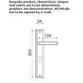 DK Zamak window handle with a lock Chapais