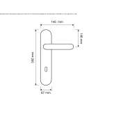 DK gear lock made of stainless steel Peqin