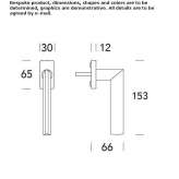 Stainless steel handle for sliding windows Zoogocho