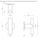 DK window handle made of stainless steel Dikbiyik