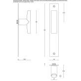 DK window handle with SmartBlock anti-burglary system Treuen