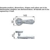 DK window handle made of stainless steel Prusice