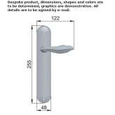 Nickel window handle Bodo