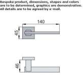 Classic metal window handle Samsun