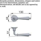 DK window handle made of stainless steel Prusice