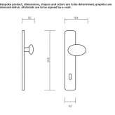 Brass handle for sliding windows Crimora