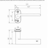 Metal pulling handle Anthiro