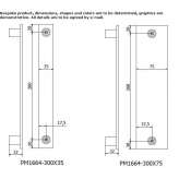 Brass handle on the back plate Esporles