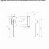 Classic style door handle Gaiarine