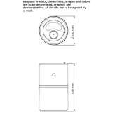 Outdoor cement waste bin Maniava