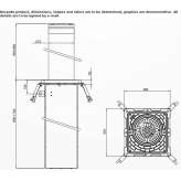 Electric post with base plate Karacay