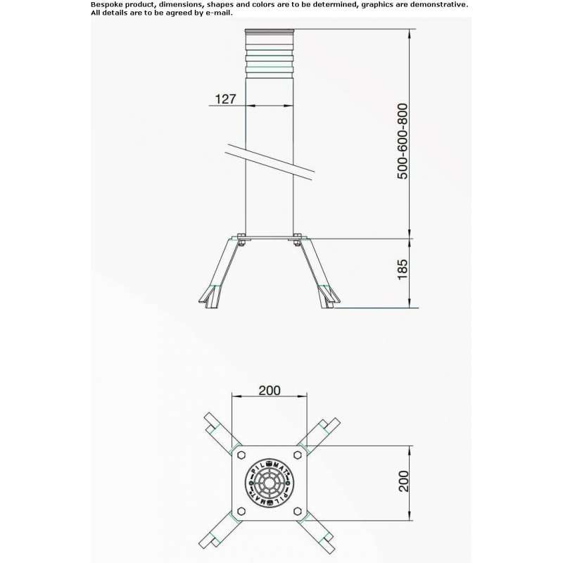 Metal, painted bicycle rack Elbeyli Metal, painted bicycle rack Elbeyli