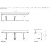 Round bench with integrated plant pot with backrest Camarasu