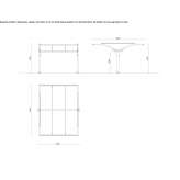 Cast iron bench with armrests Rebra