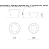 Corten™ picnic table Hulsede