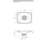 Galvanized steel waste bin Barchi