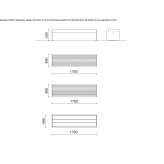 Modułowa ławka Corten™ z oparciem Wendron
